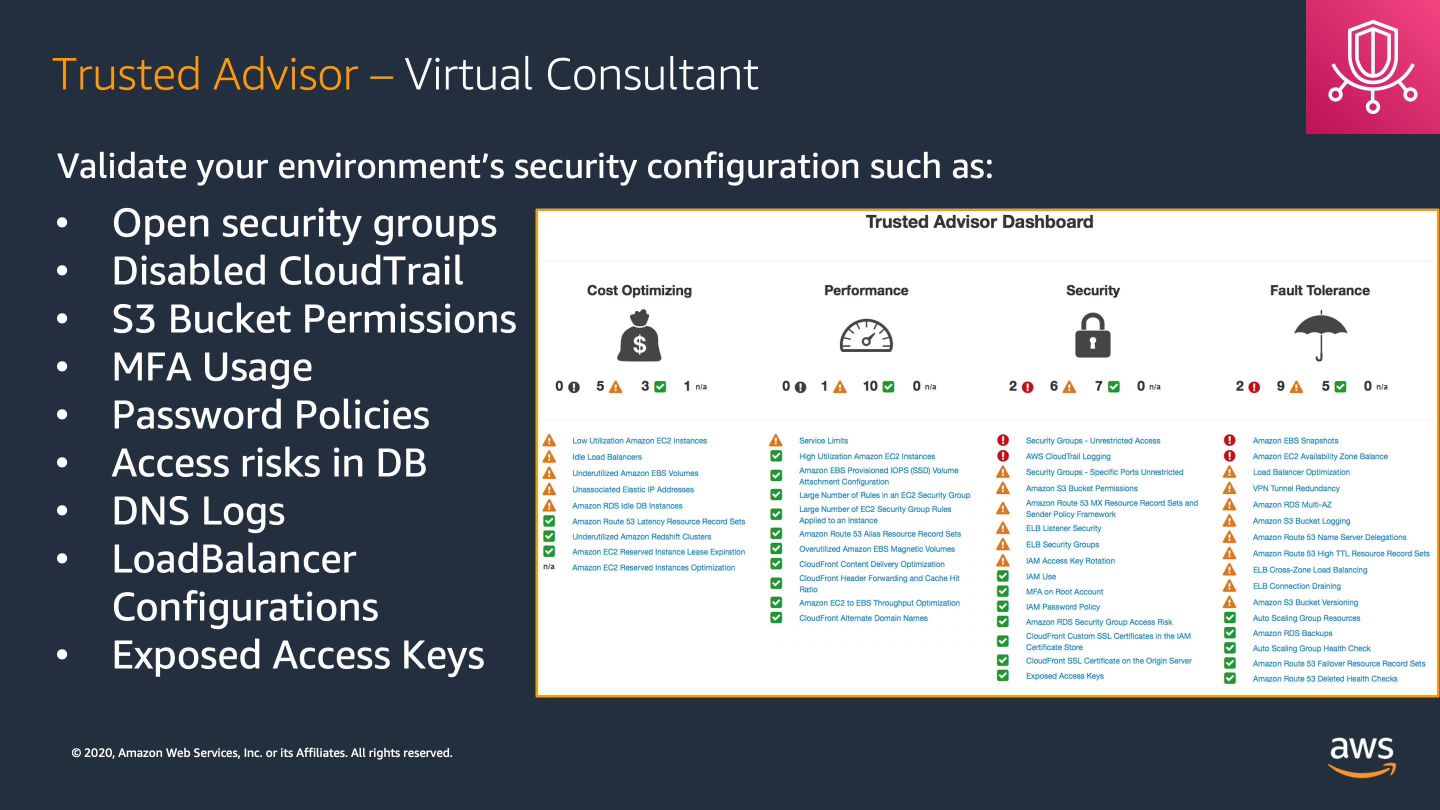 AWS Trusted Advisor